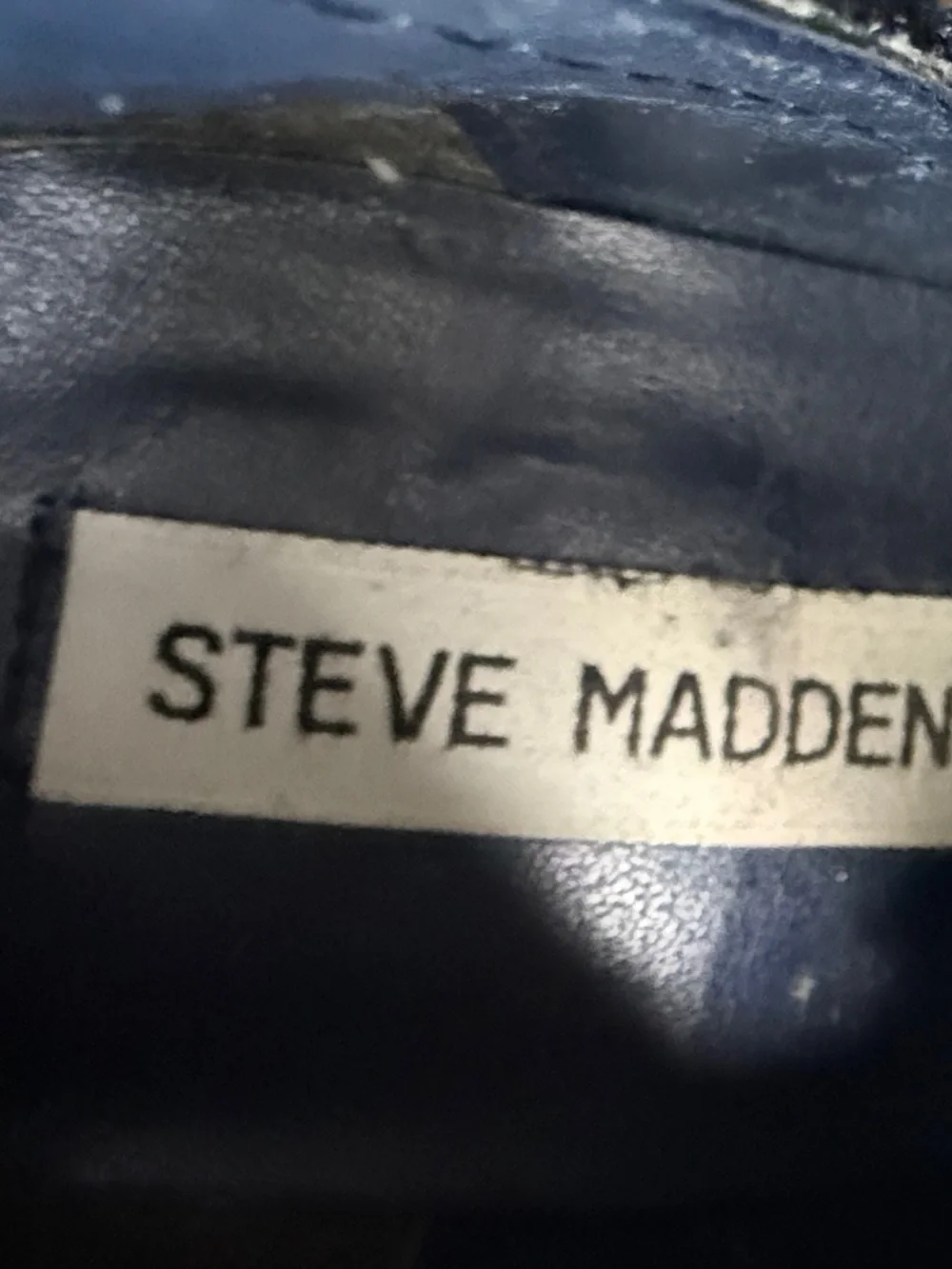 Steve Madden Velvet Midnight Blue Ankle Booties for Women